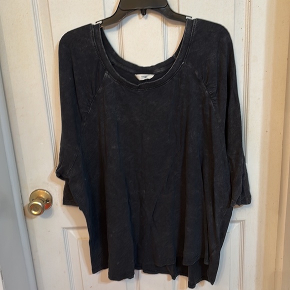 Terra and sky black washed 1/2 sleeve - Picture 1 of 3